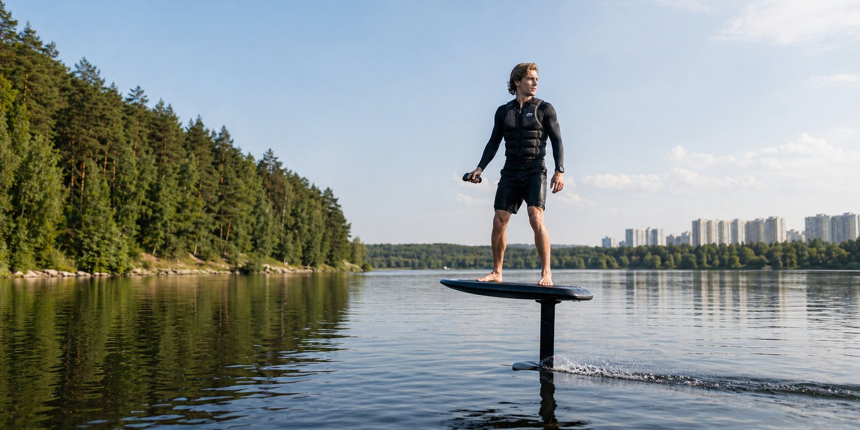 Иллюстрация к статье «Летающая доска на воде»