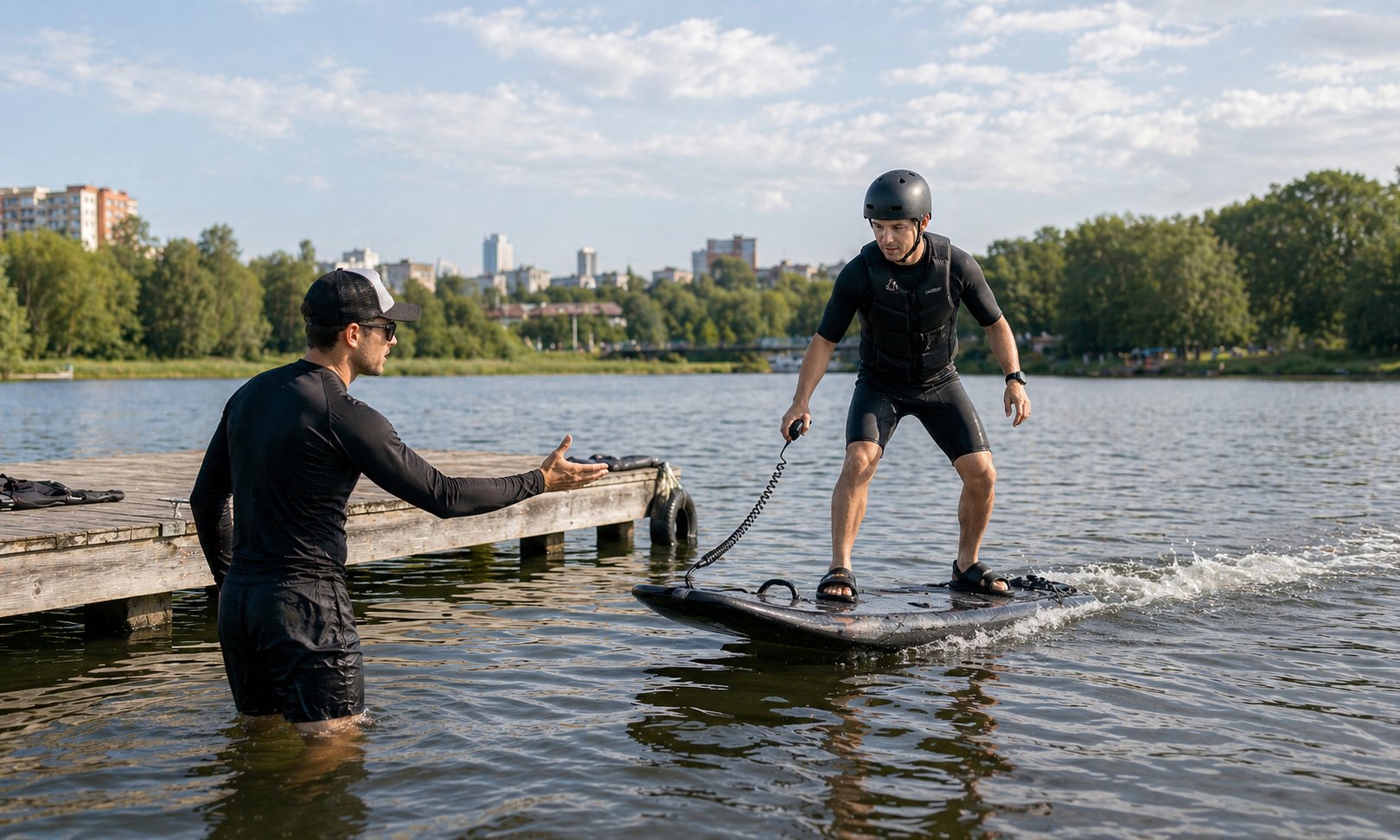 Тематическая иллюстрация к материалу «Доска с мотором»