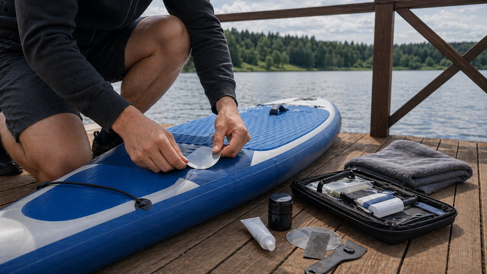 Тематическая иллюстрация к материалу «Уход и ремонт SUP-доски»
