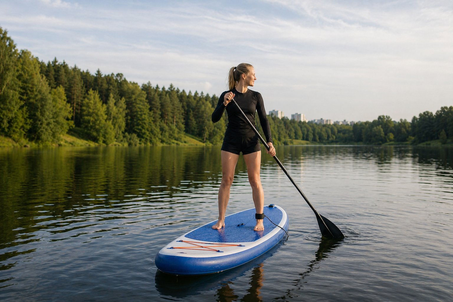 Тематическая иллюстрация к материалу «SUP для начинающих»