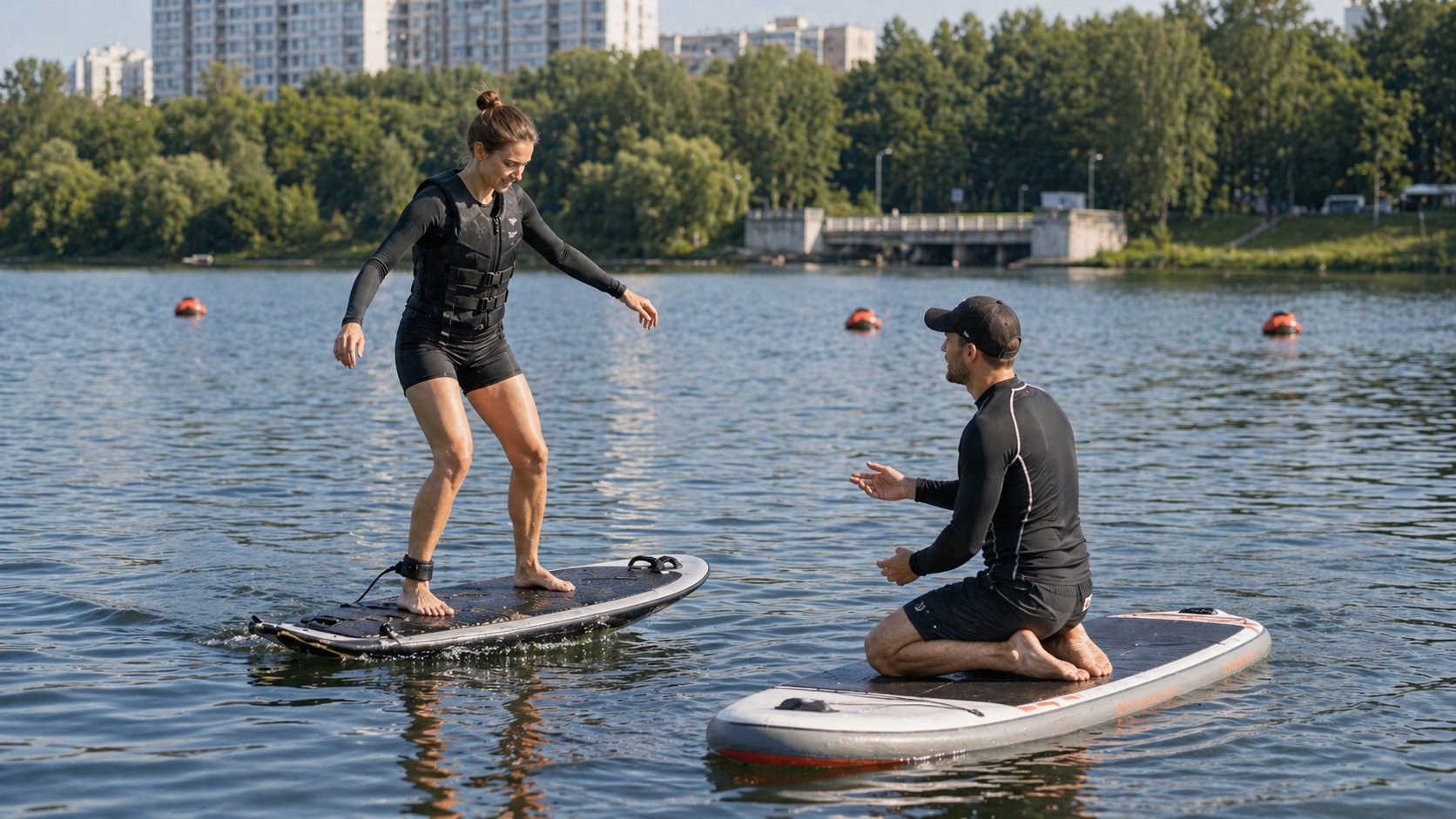 Тематическая иллюстрация к материалу «Школы серфинга в Москве»