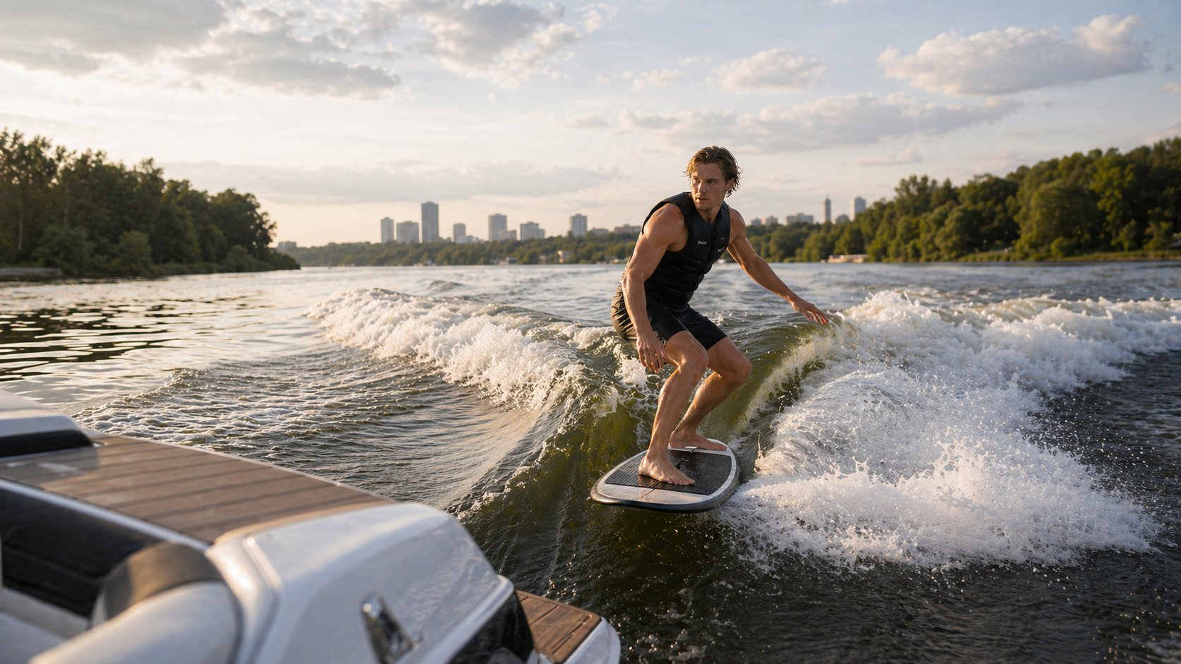Иллюстрация к статье «Вейксёрфинг»